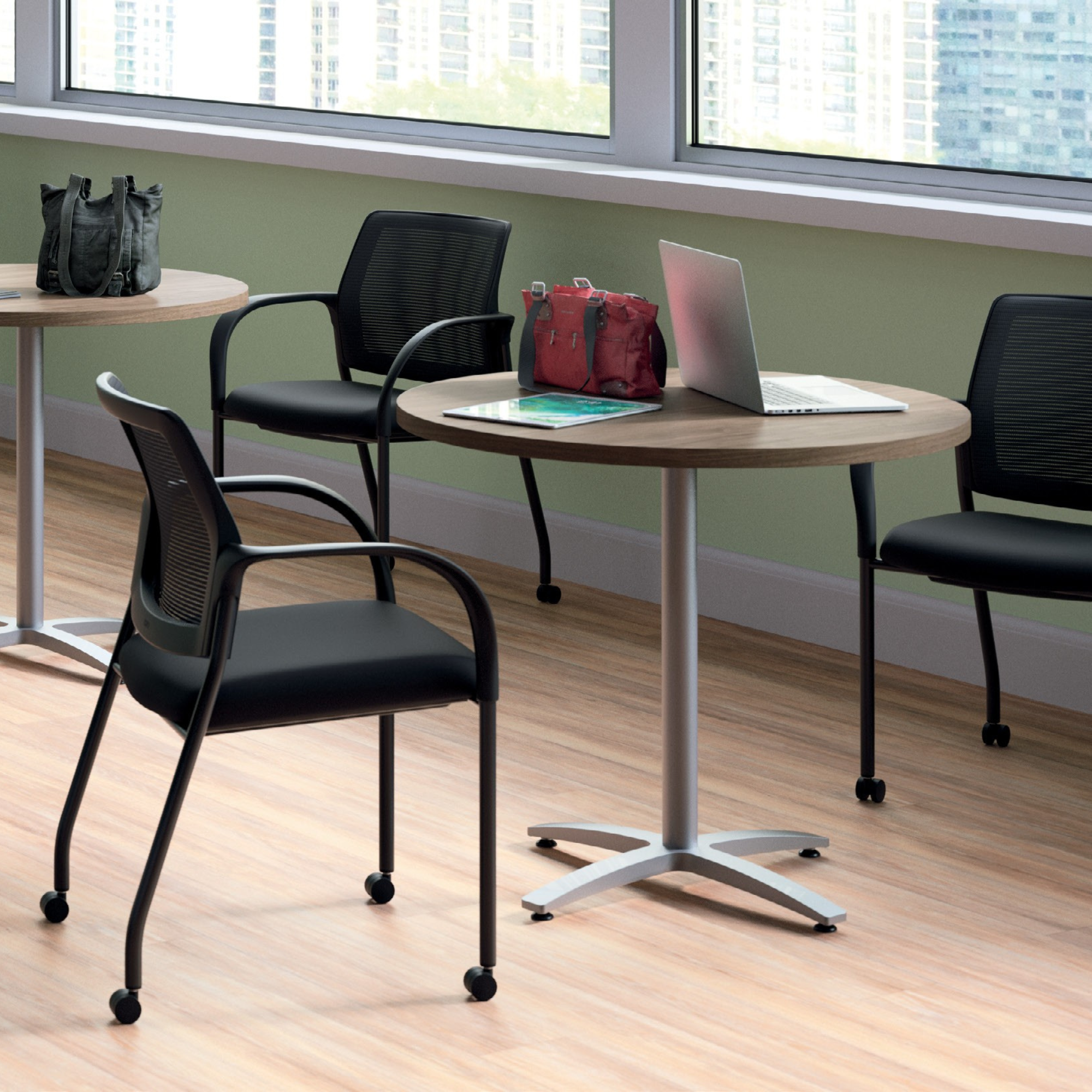 Steelcase Node Tripod Base with Worksurface – Citron - Mark Downs Office  Furniture - Baltimore, Maryland